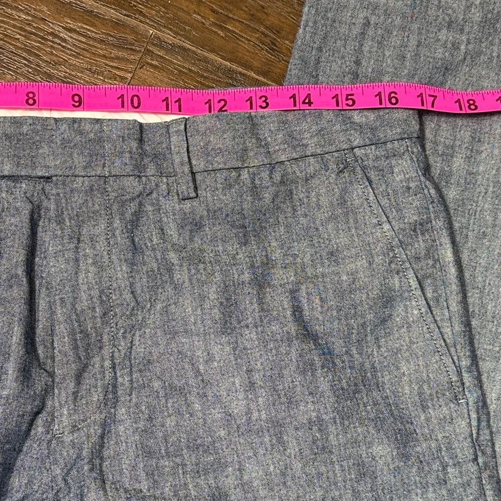 J. Crew Men's Bowery Chambray A Cone Denim Trousers